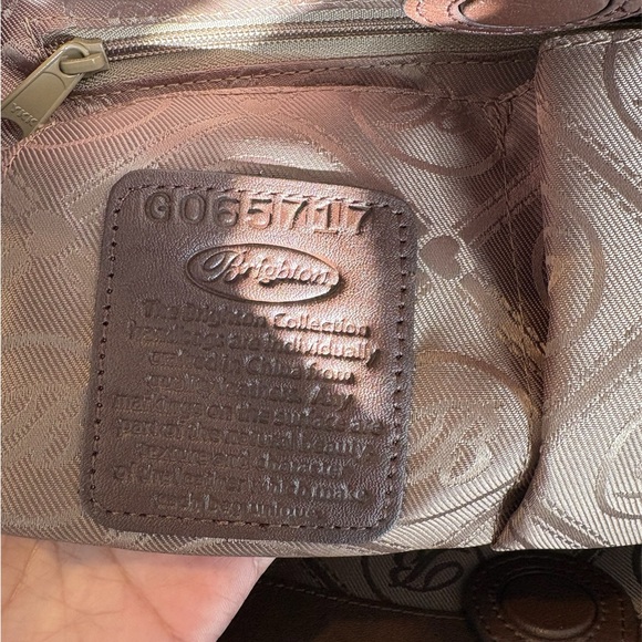 Brighton Ferrara Brown Embossed Large Leather
Tote Bag - Picture 5 of 12